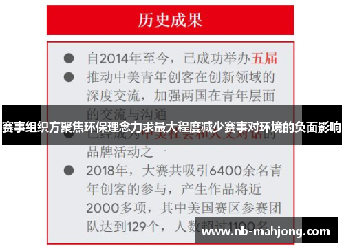 赛事组织方聚焦环保理念力求最大程度减少赛事对环境的负面影响 赛事组织方聚焦环保理念力求最大程度减少赛事对环境的负面影响