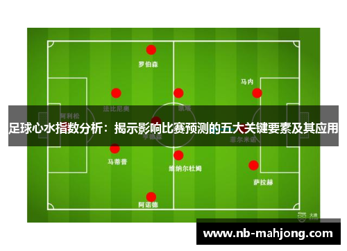 足球心水指数分析:揭示影响比赛预测的五大关键要素及其应用 足球心水指数分析:揭示影响比赛预测的五大关键要素及其应用